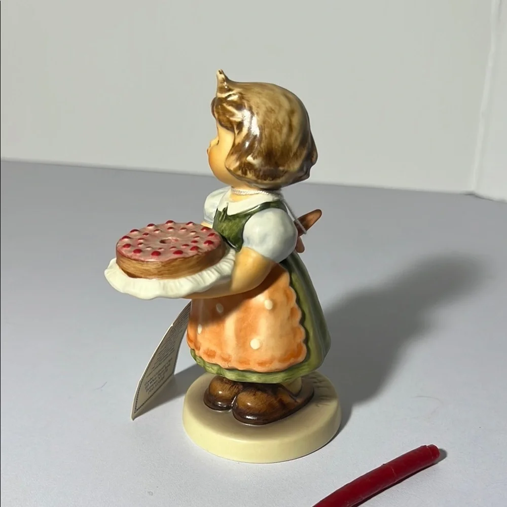 Goebel Hummel Birthday Girl Figurine with Red Candle. GH 108